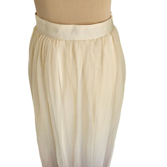 Lauren Conrad Runway Light Ombre Tule Long Length Skirt Sz 4 - Picture 5 of 8